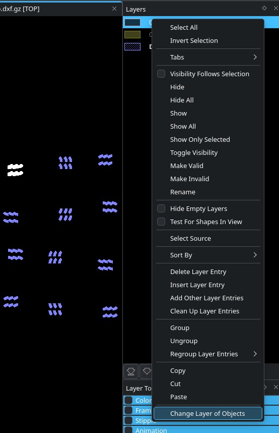 Context menu as of v0.30.0