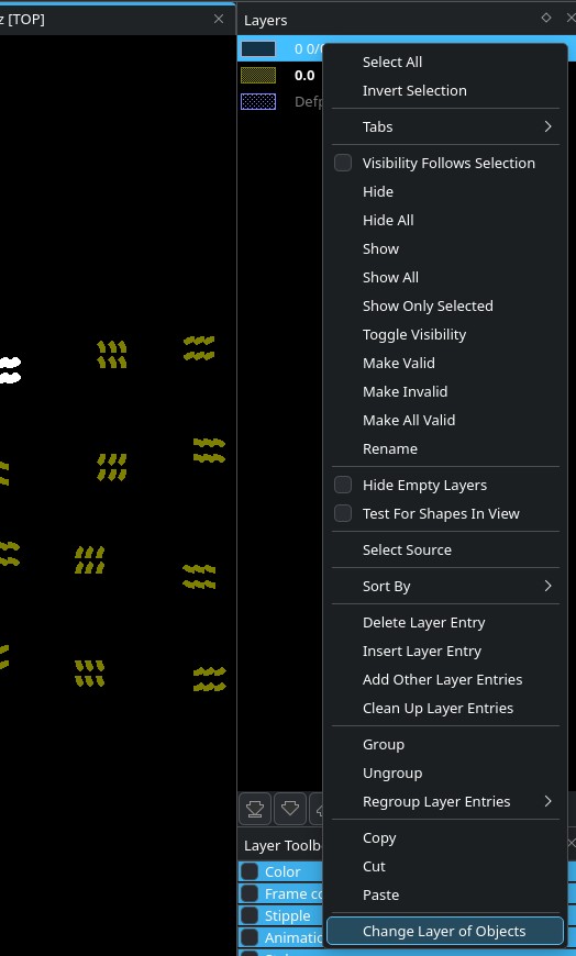 Context menu as of v0.30.0